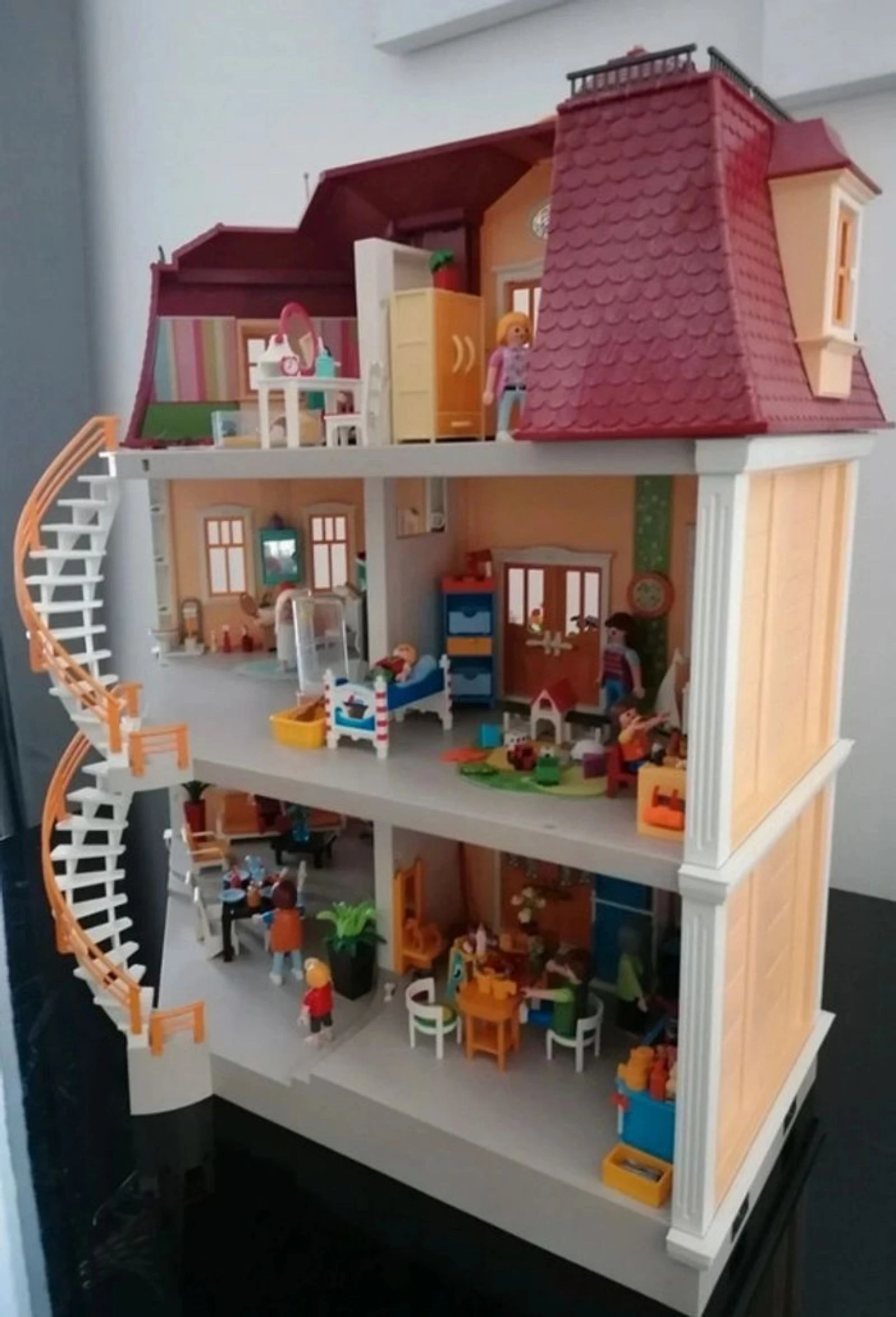 Casa de la ciudad completa Playmobil 5302 - la mamá y sus gemelos - La niña y su patineta ATENCIÓN NO SE ENVÍA – photo 3